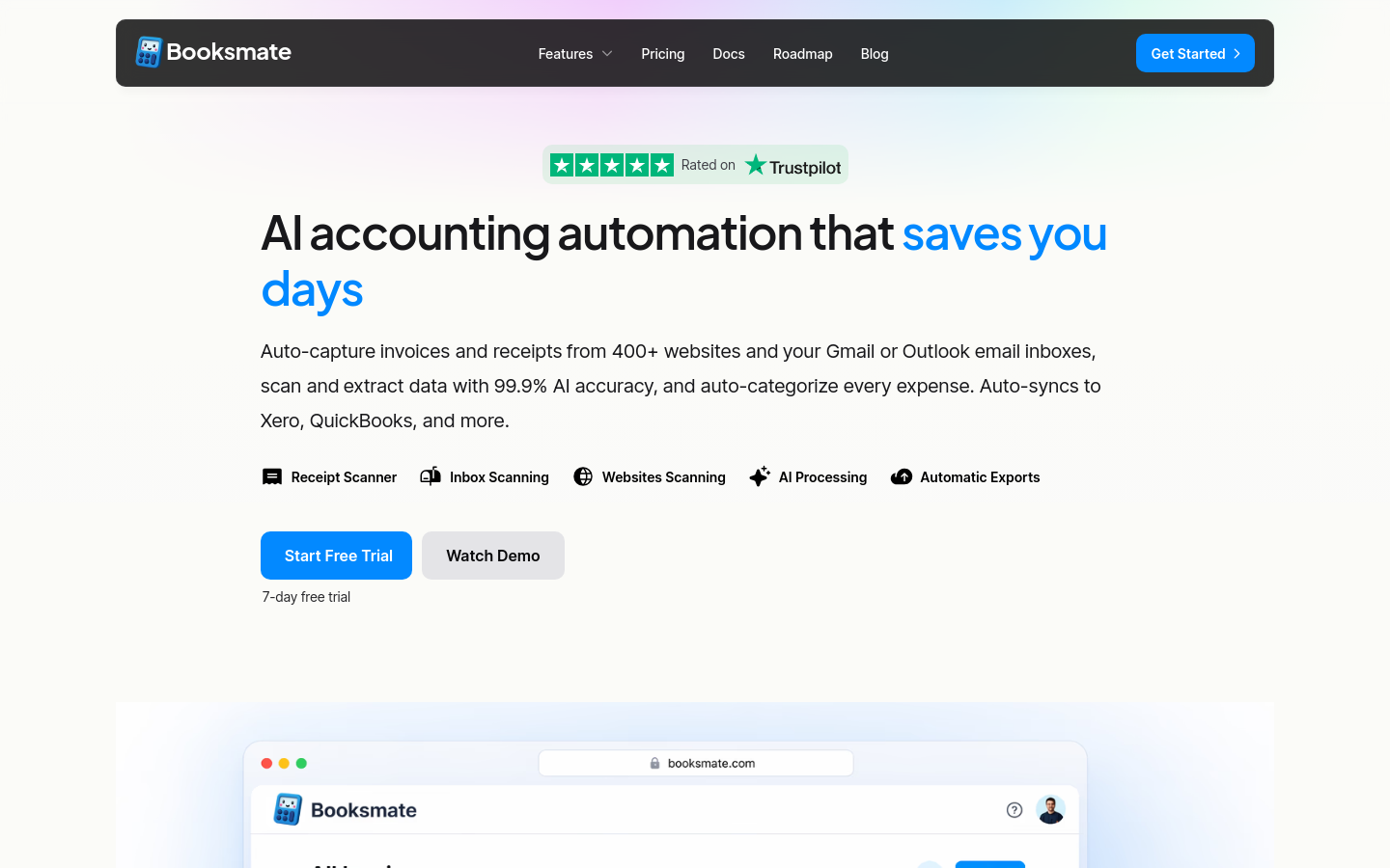 Captured Homepage / Lander