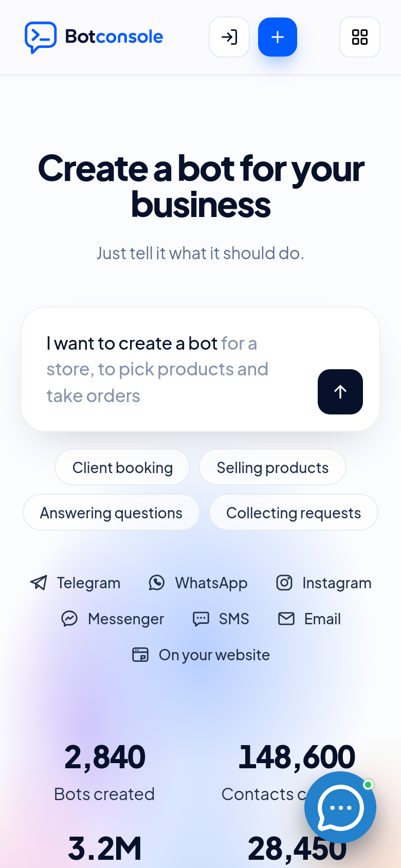 Homepage / Lander