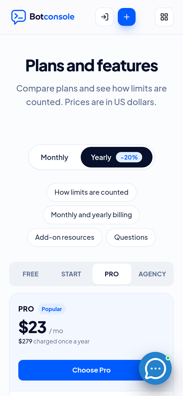 Pricing