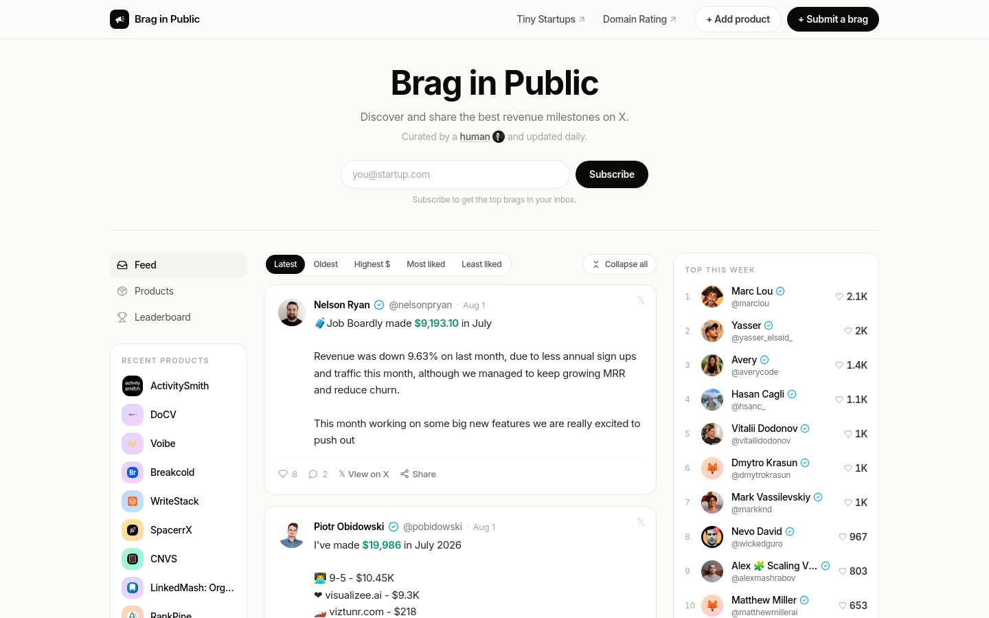 Captured Homepage / Lander