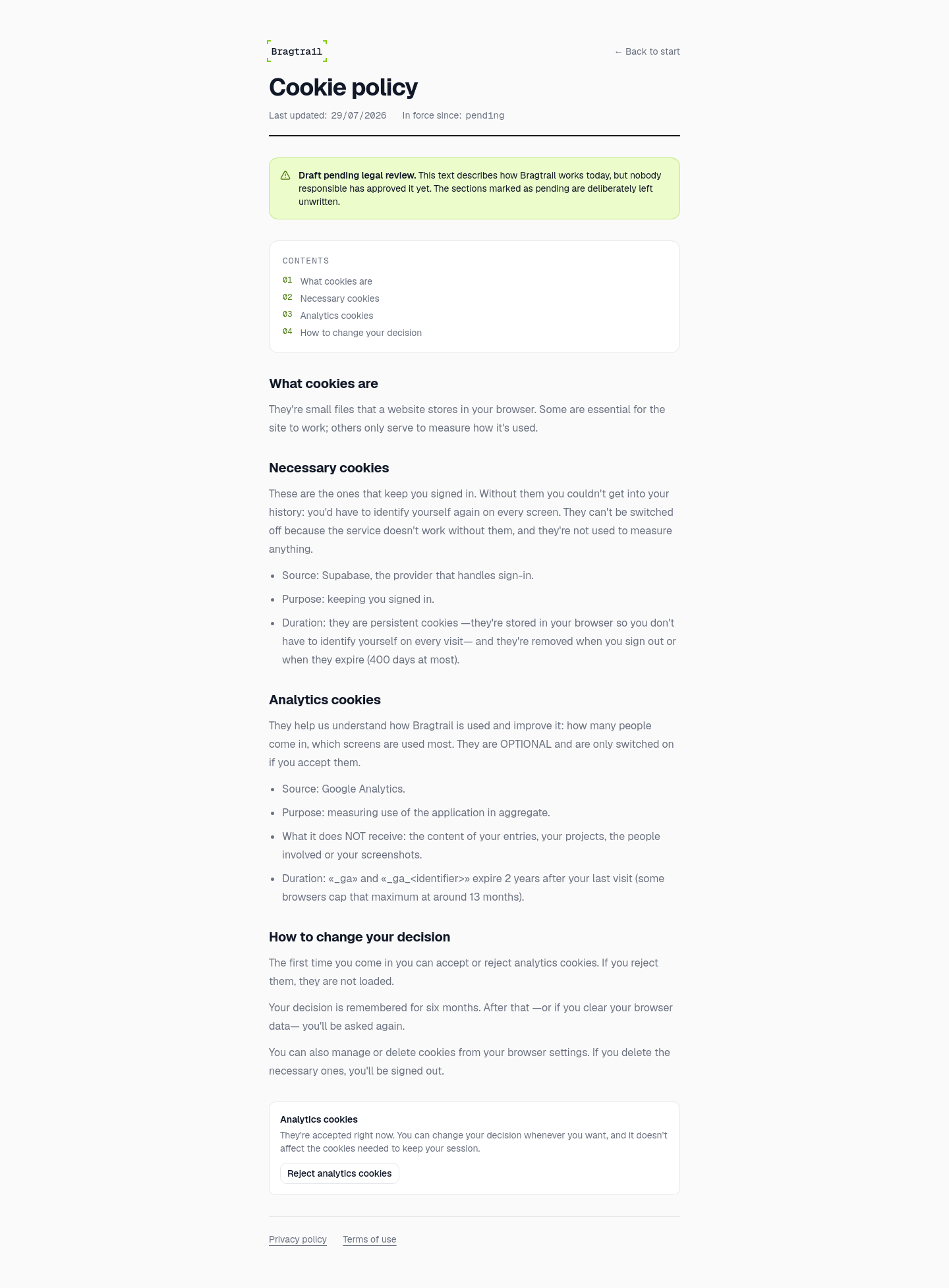 bragtrail.com — 