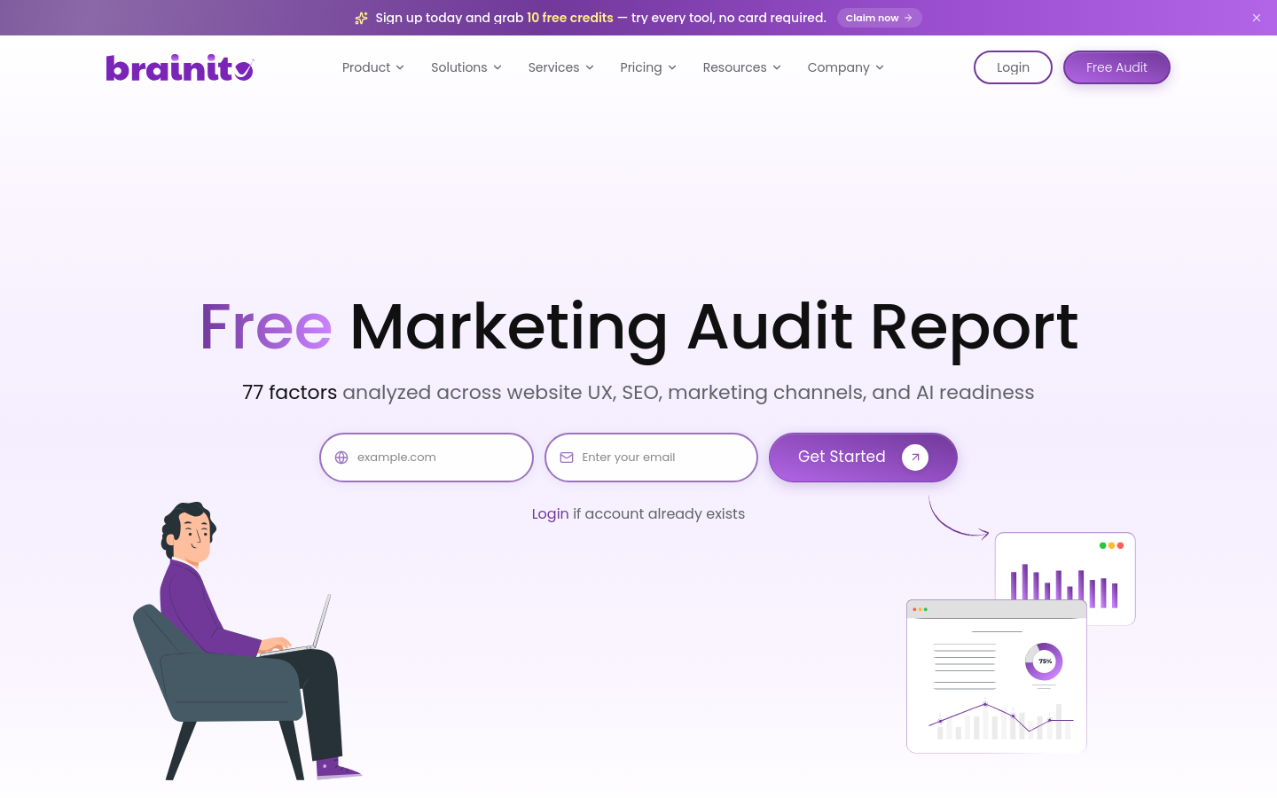 Captured Homepage / Lander