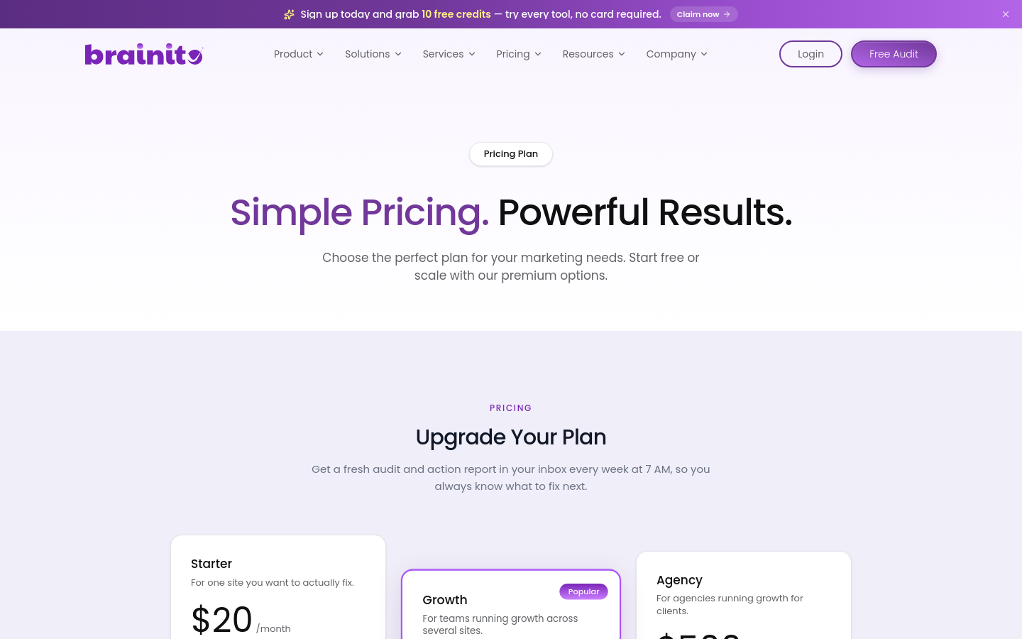 Pricing