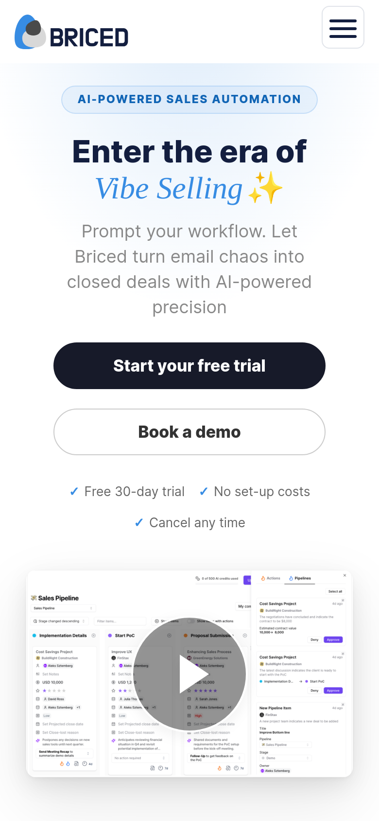 Homepage / Lander