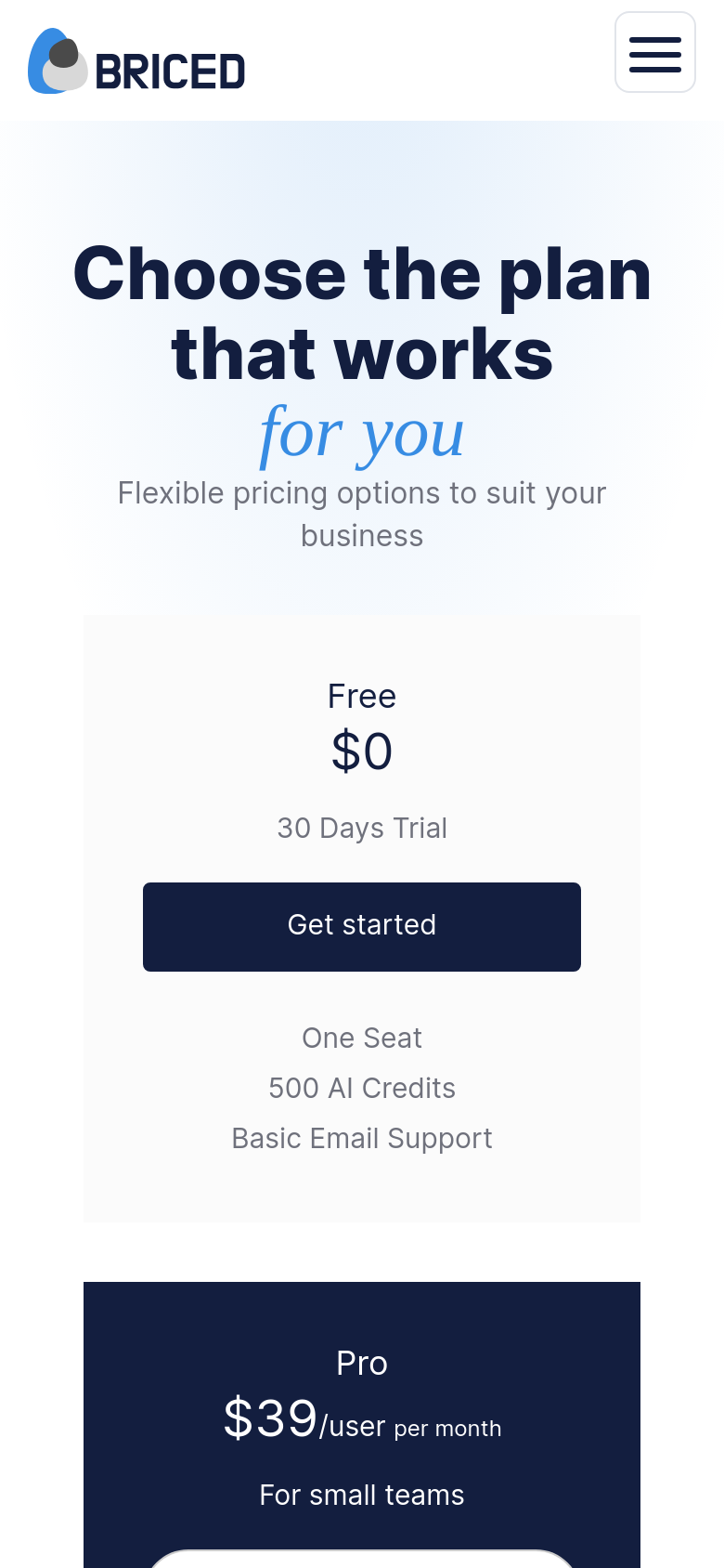 Pricing