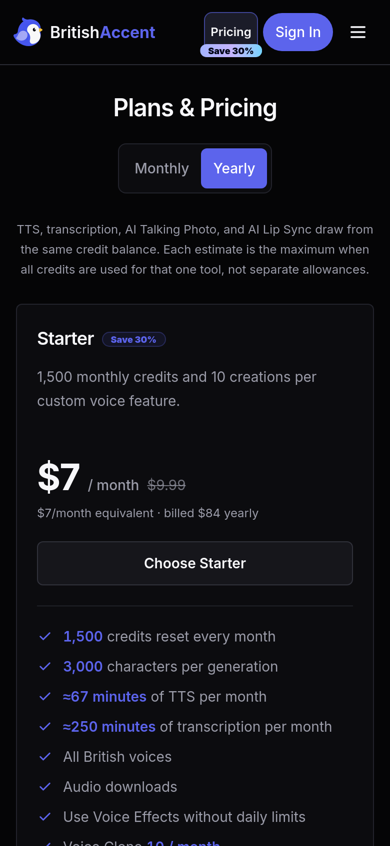 Pricing