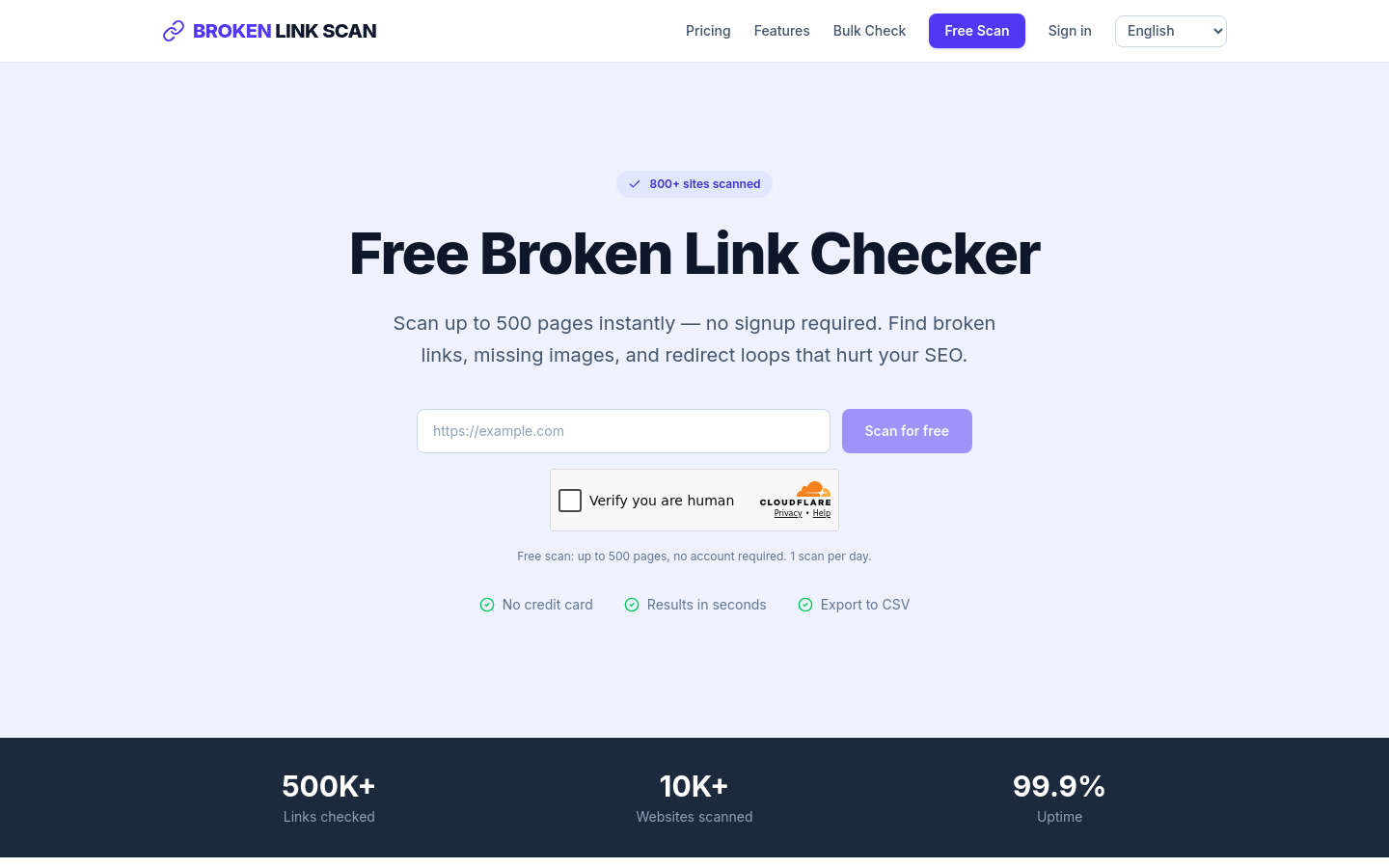 Captured Homepage / Lander