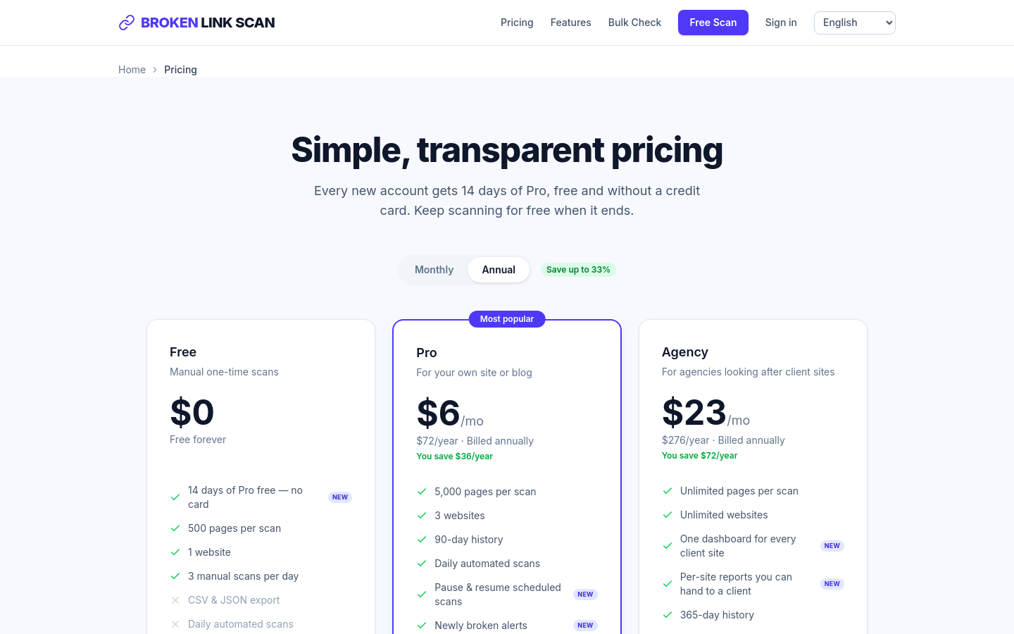Pricing