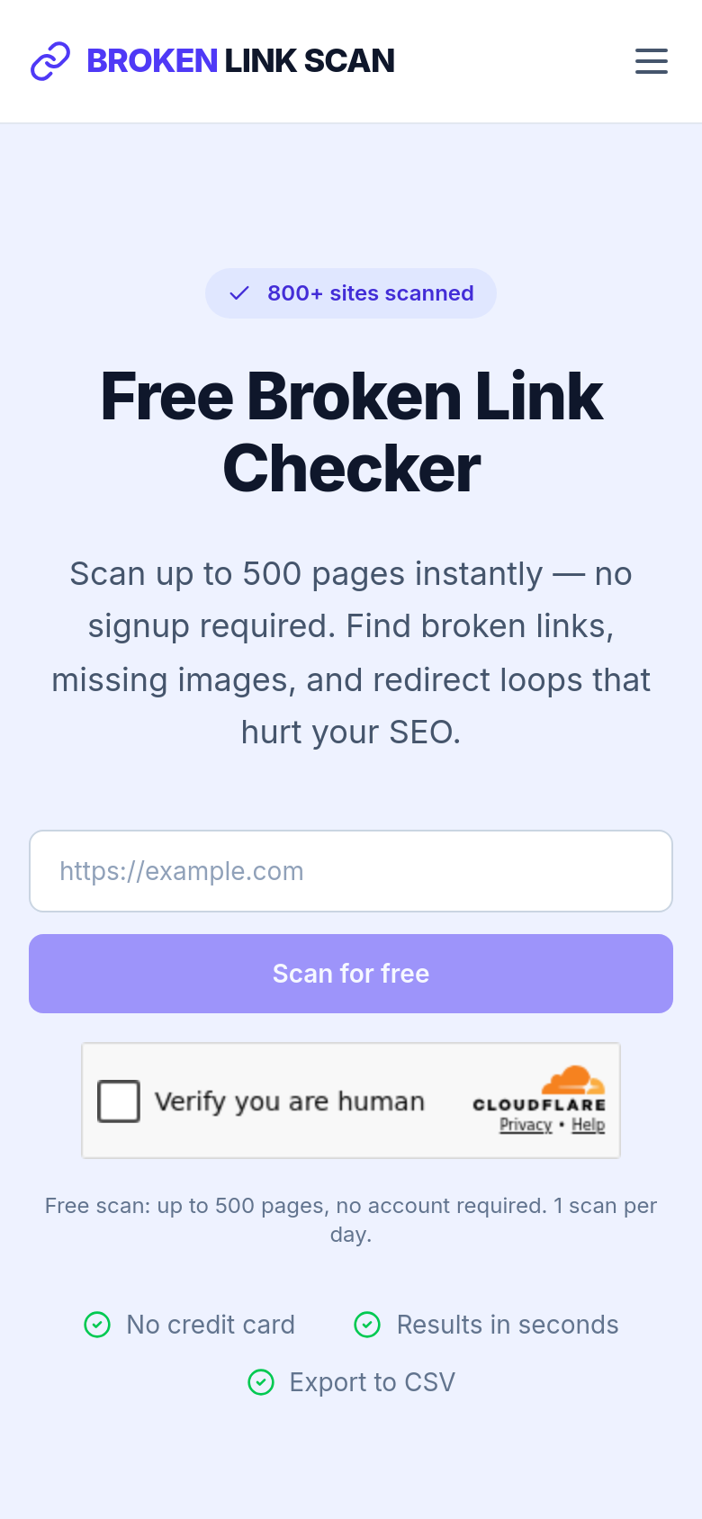 Homepage / Lander