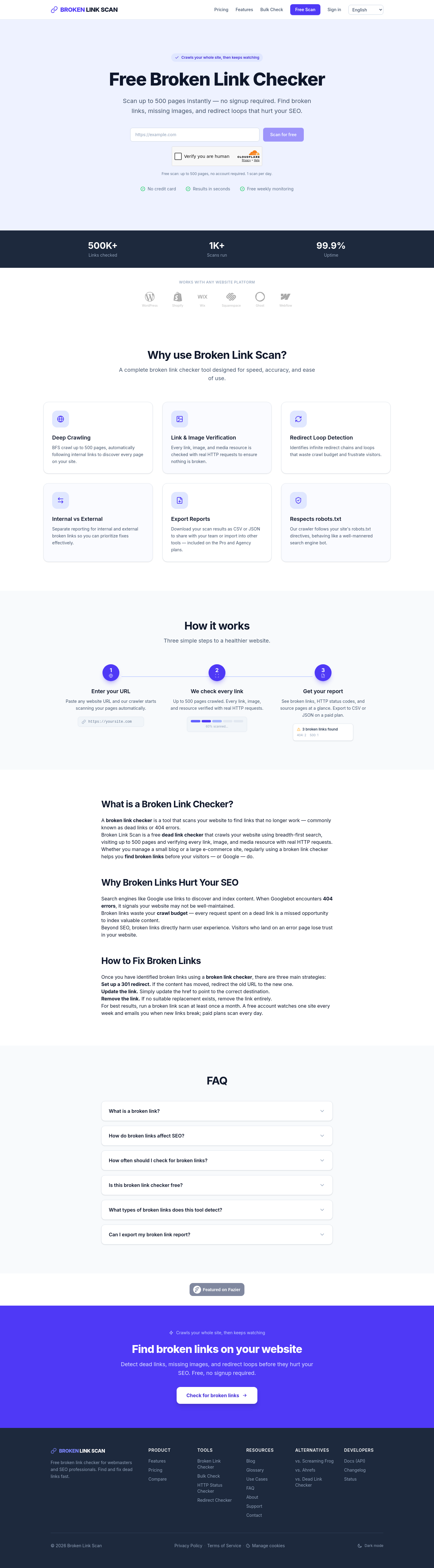 brokenlinkscan.com — The Objection-Handler