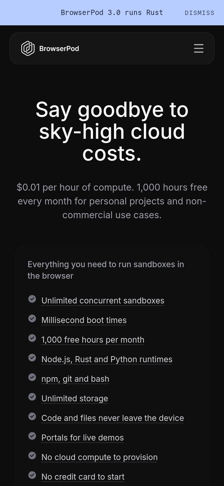 Pricing