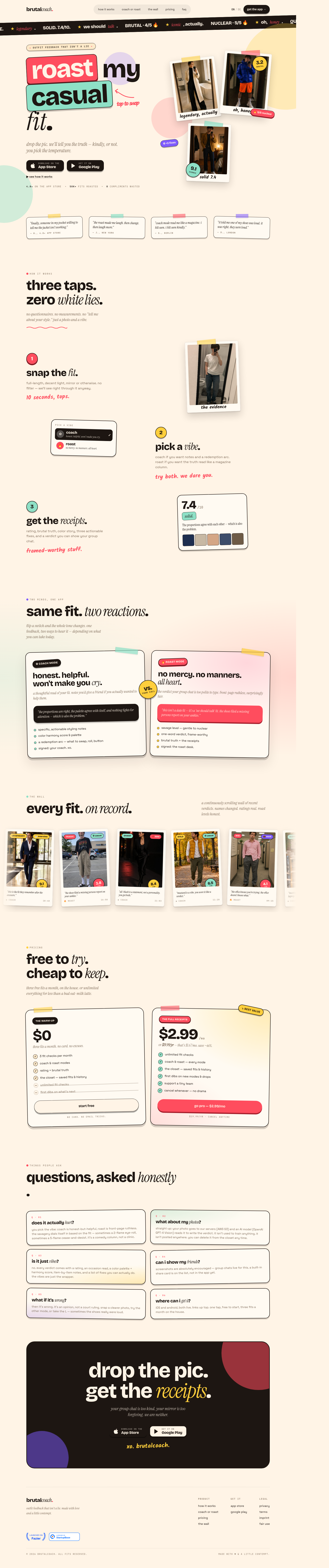 brutalcoach.app — 
