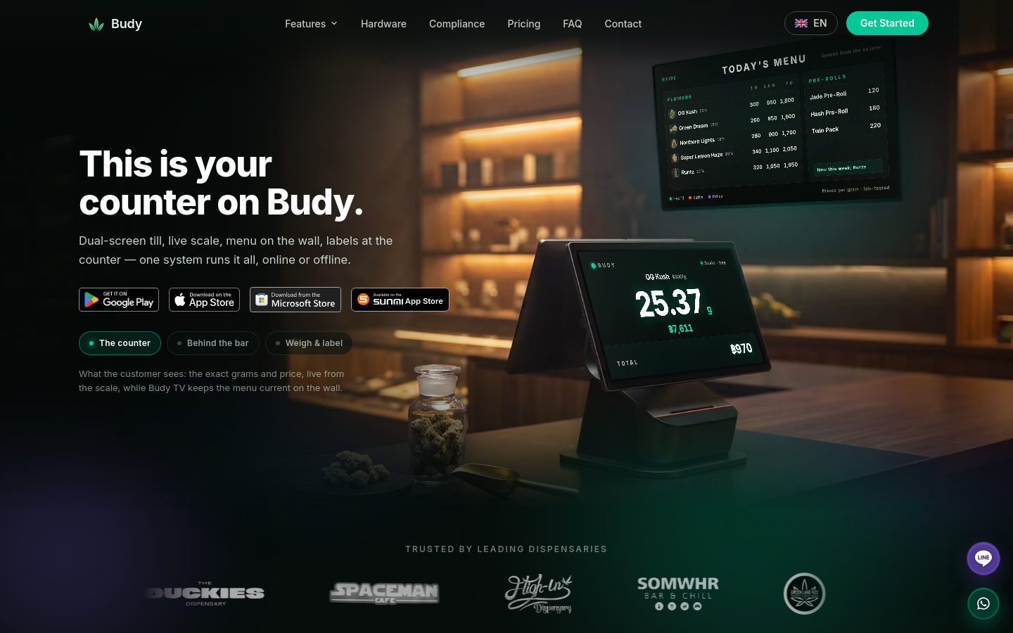 Captured Homepage / Lander
