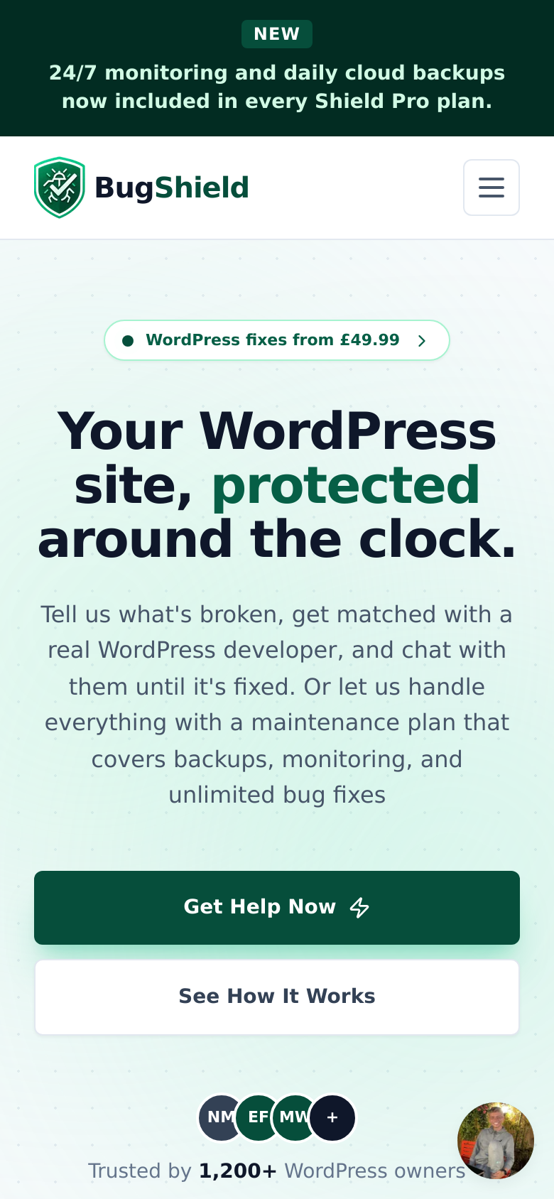 Homepage / Lander