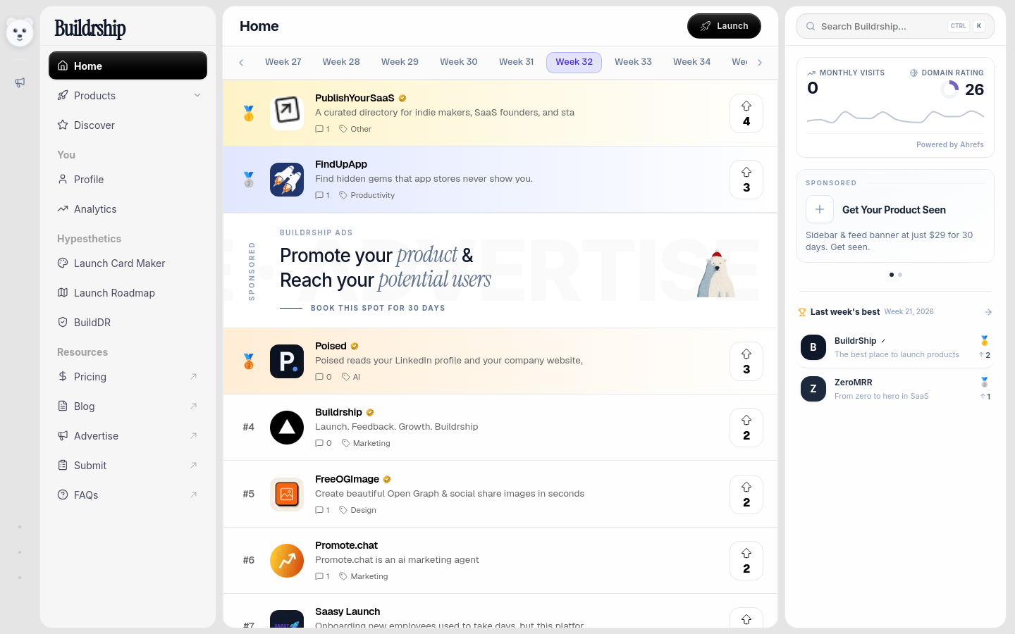 Captured Homepage / Lander