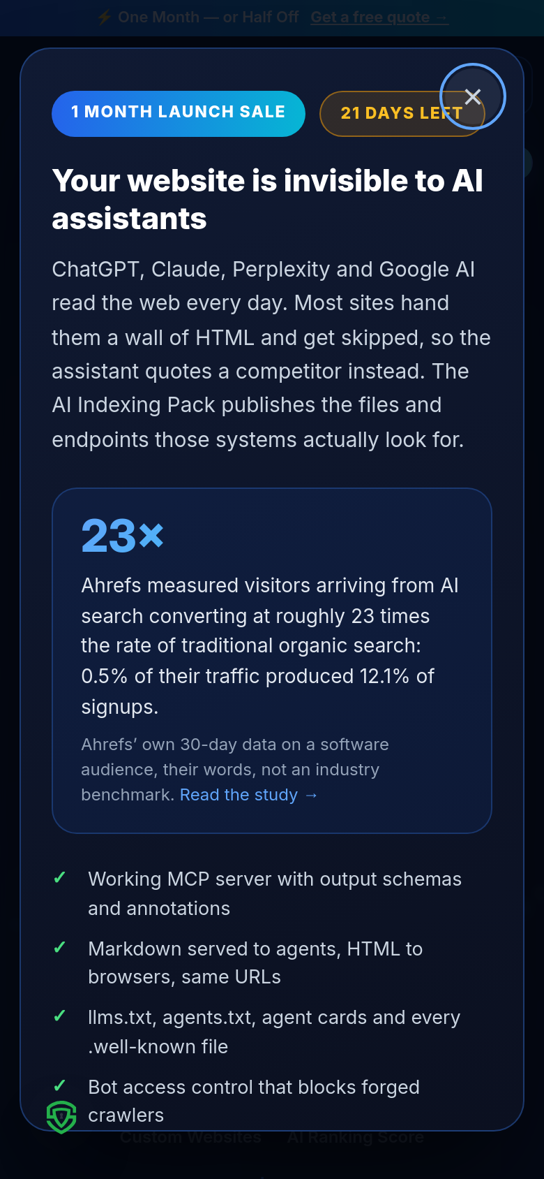Homepage / Lander