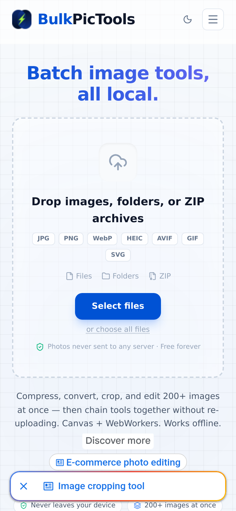 Homepage / Lander