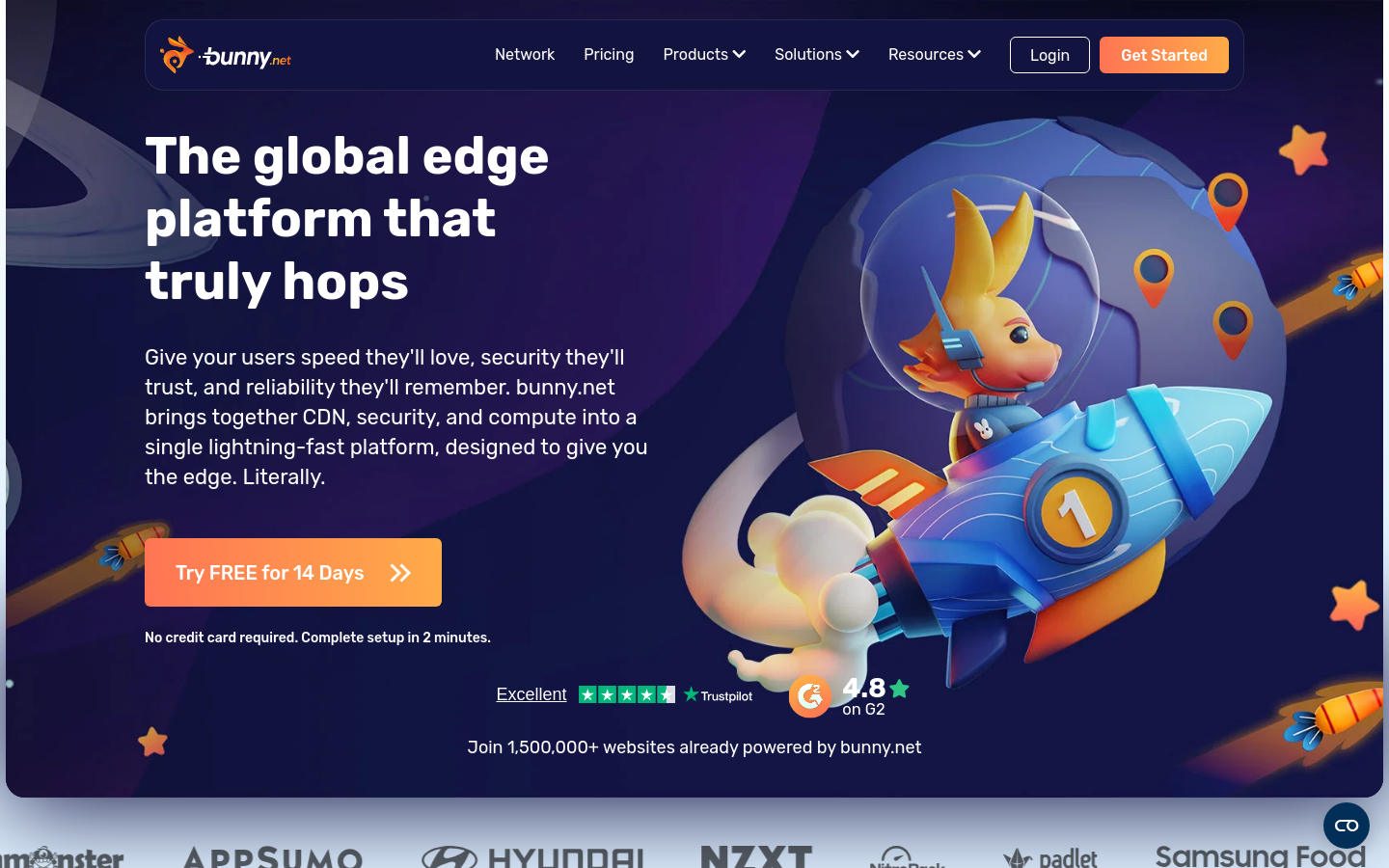 Captured Homepage / Lander