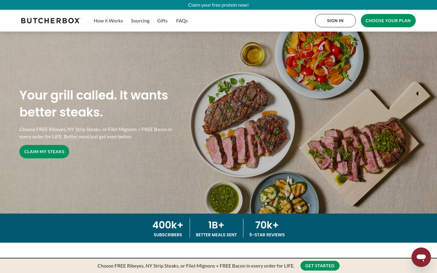 Captured Homepage / Lander