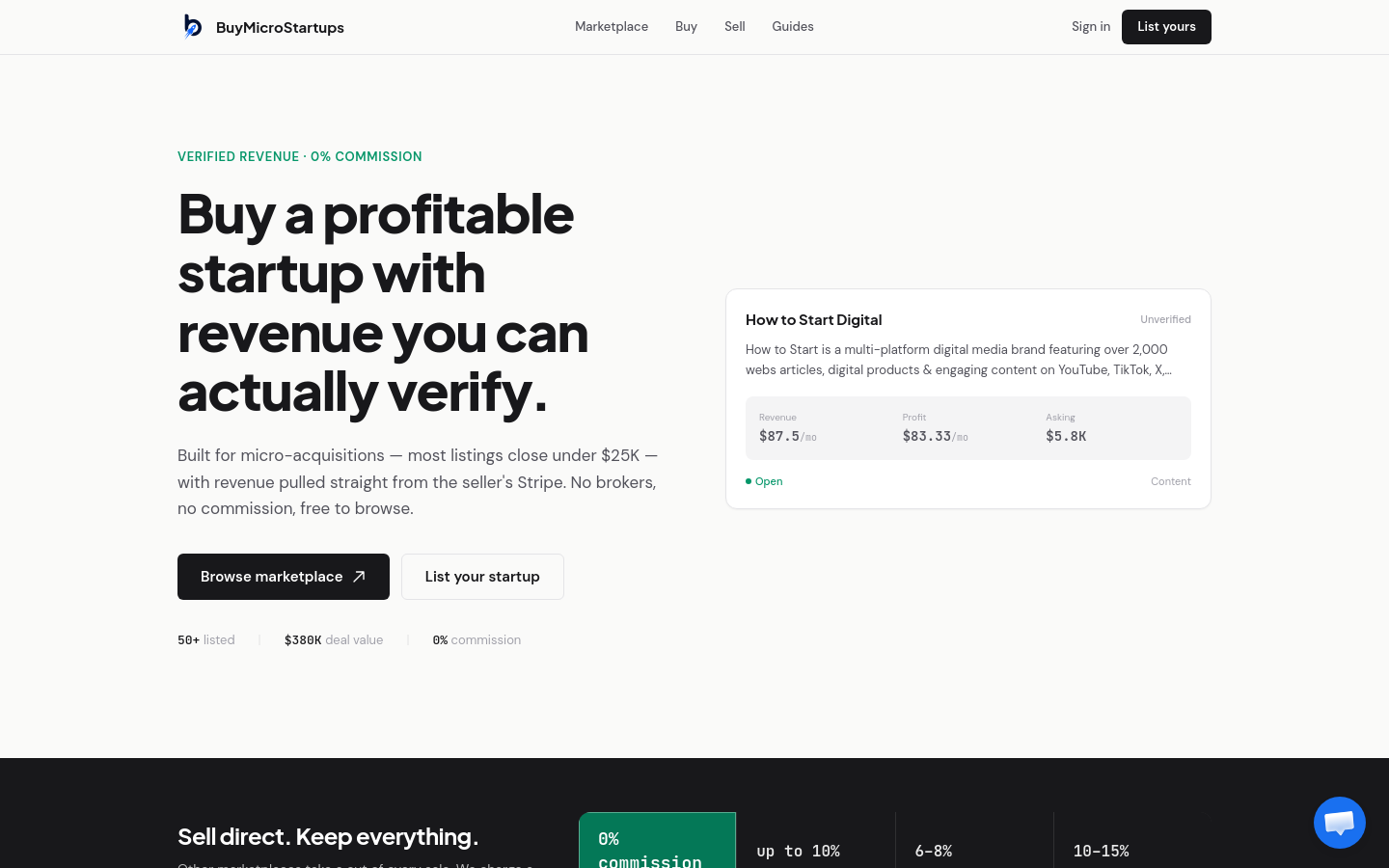 Captured Homepage / Lander