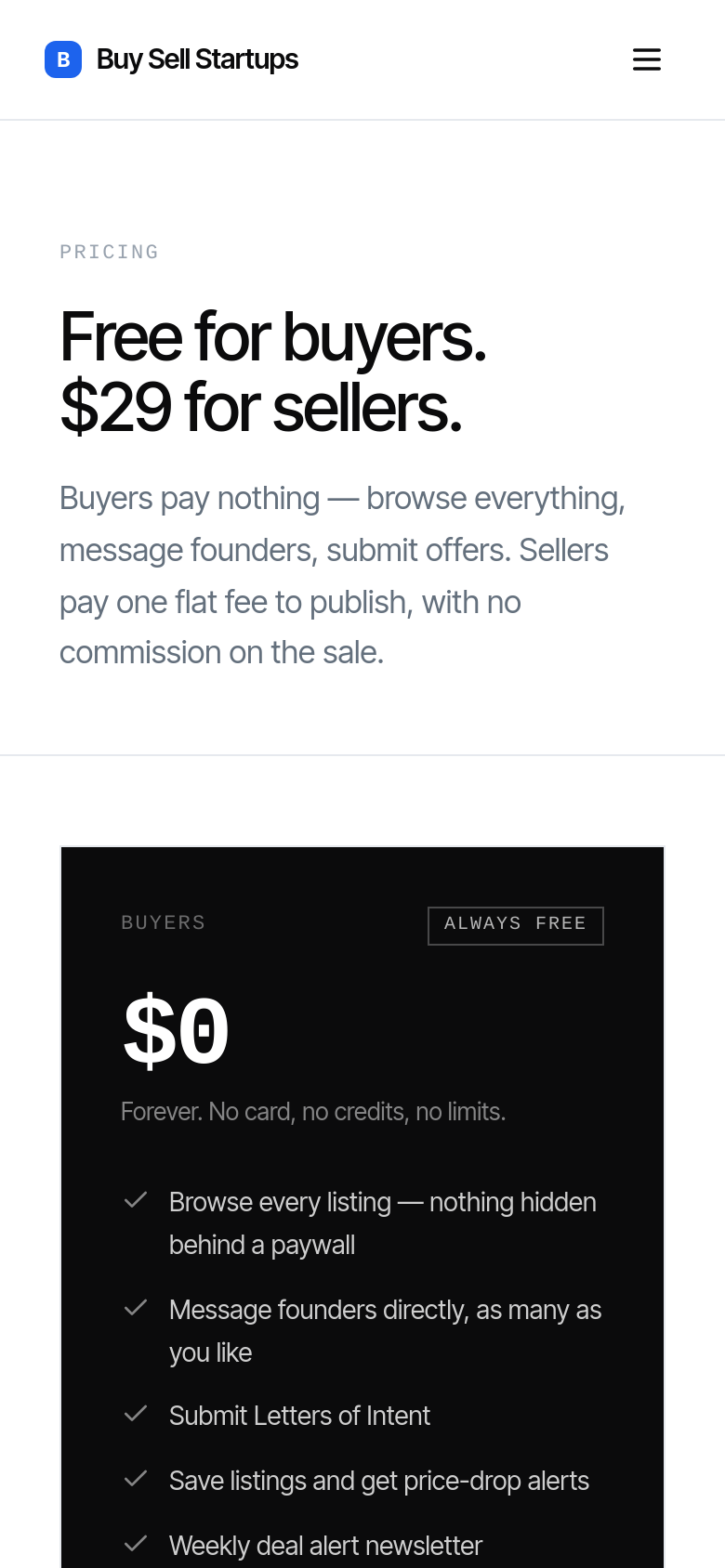 Pricing