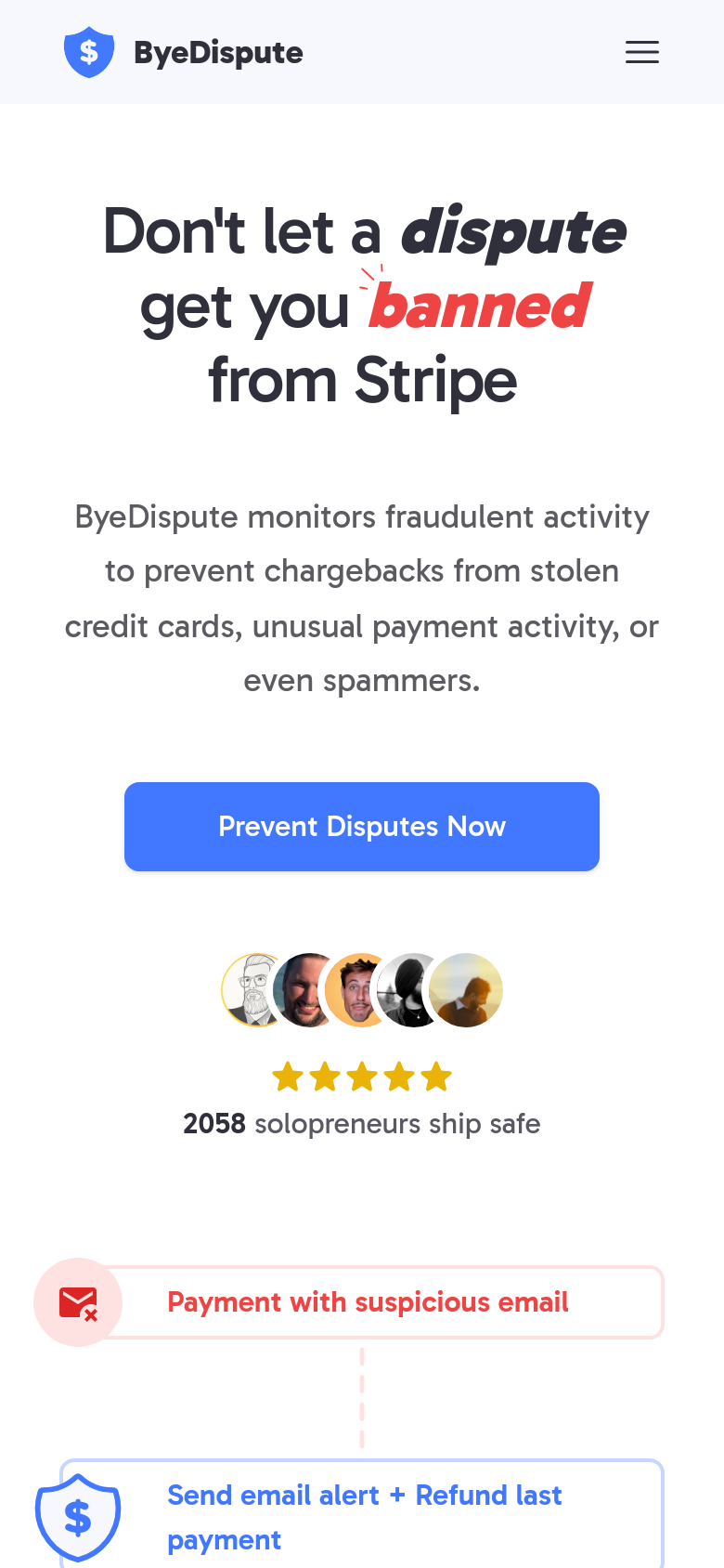Captured Homepage / Lander