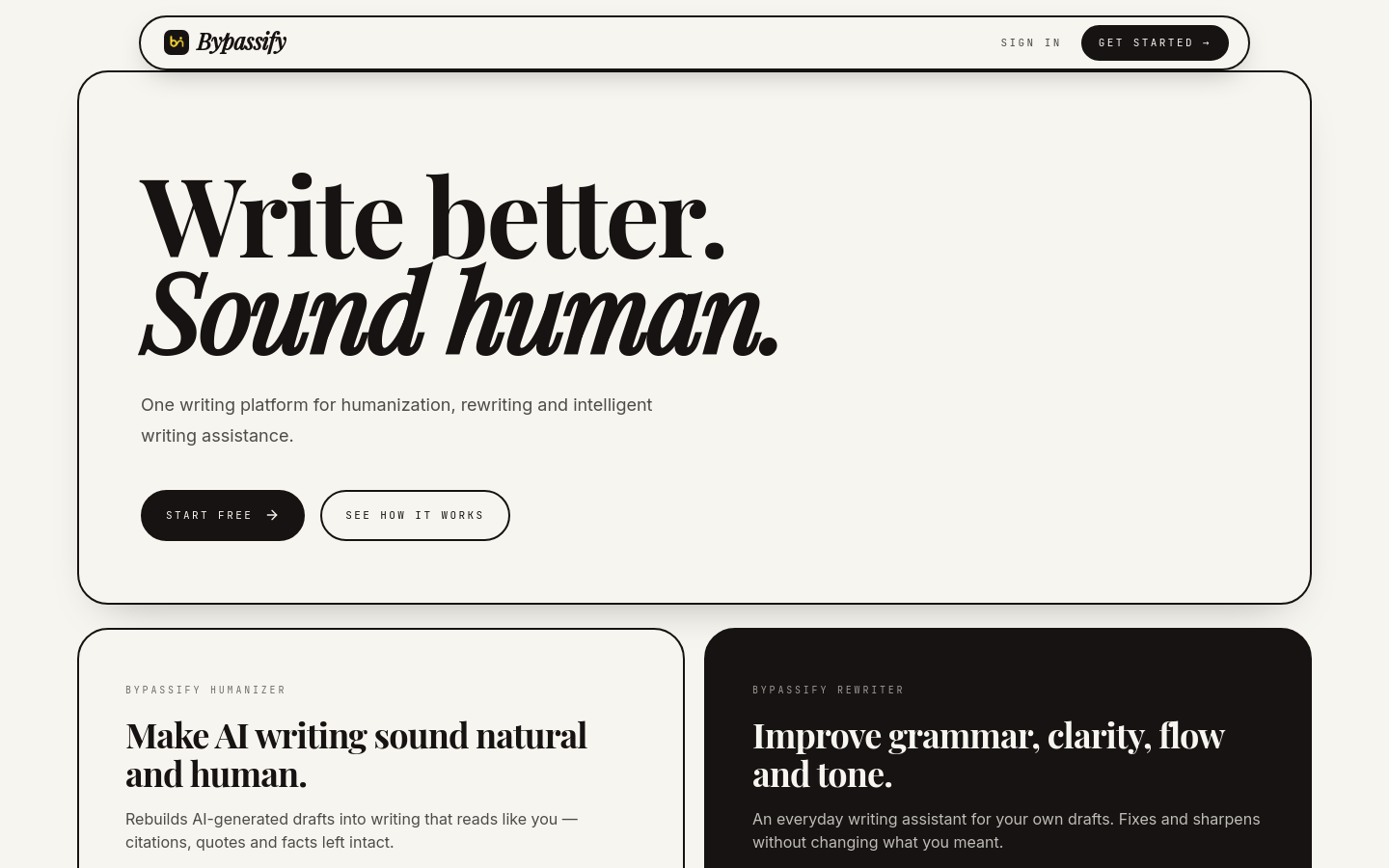 Captured Homepage / Lander