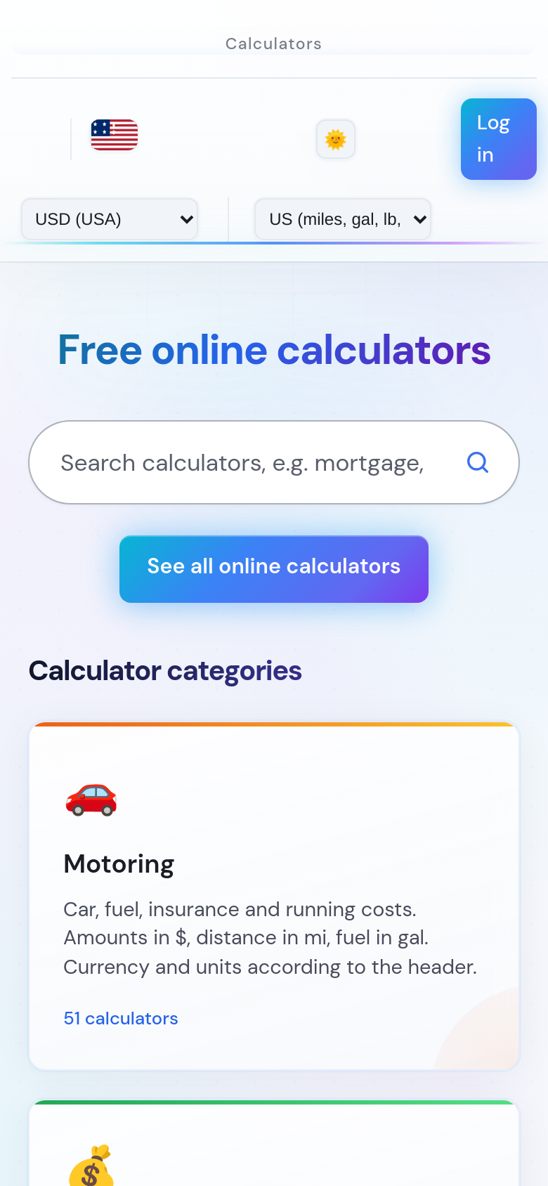 Homepage / Lander