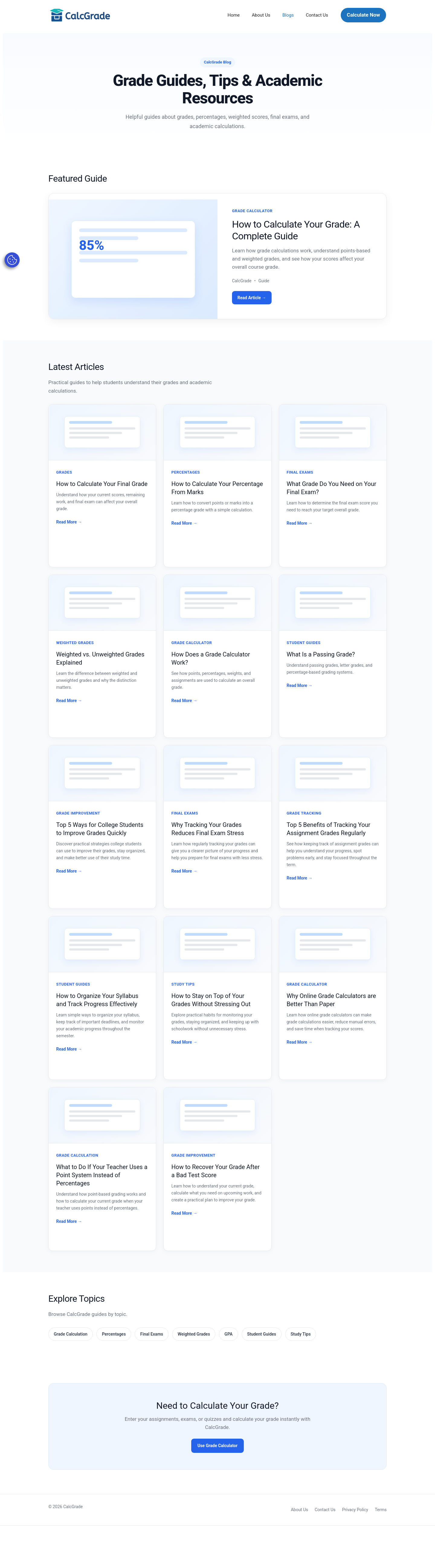 calcgrade.com — 