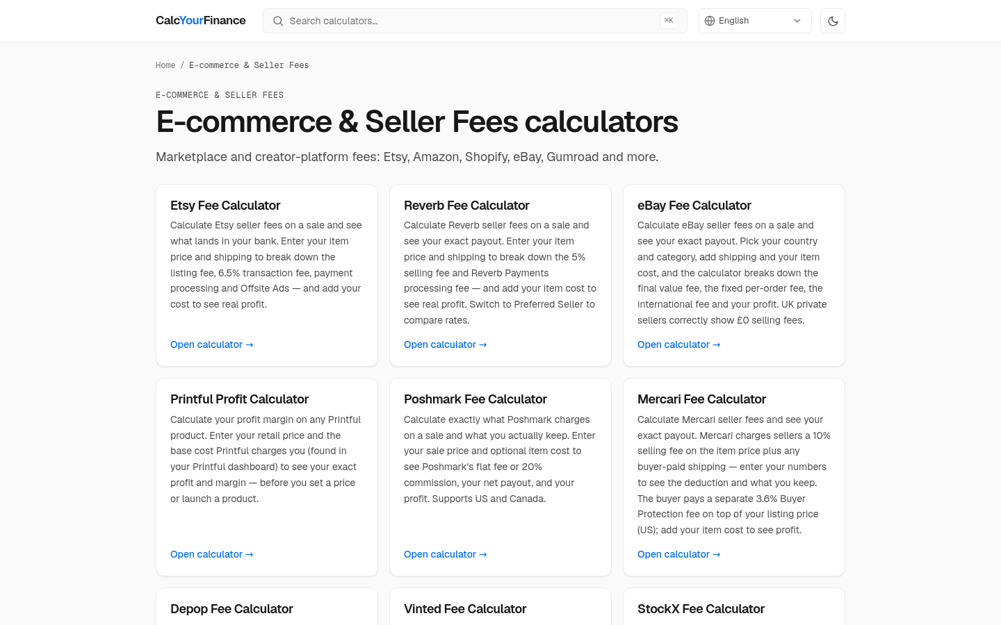 Captured Ecommerce Fees