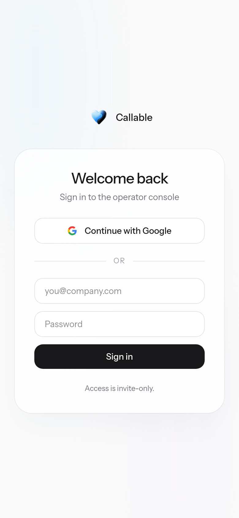 Homepage / Lander
