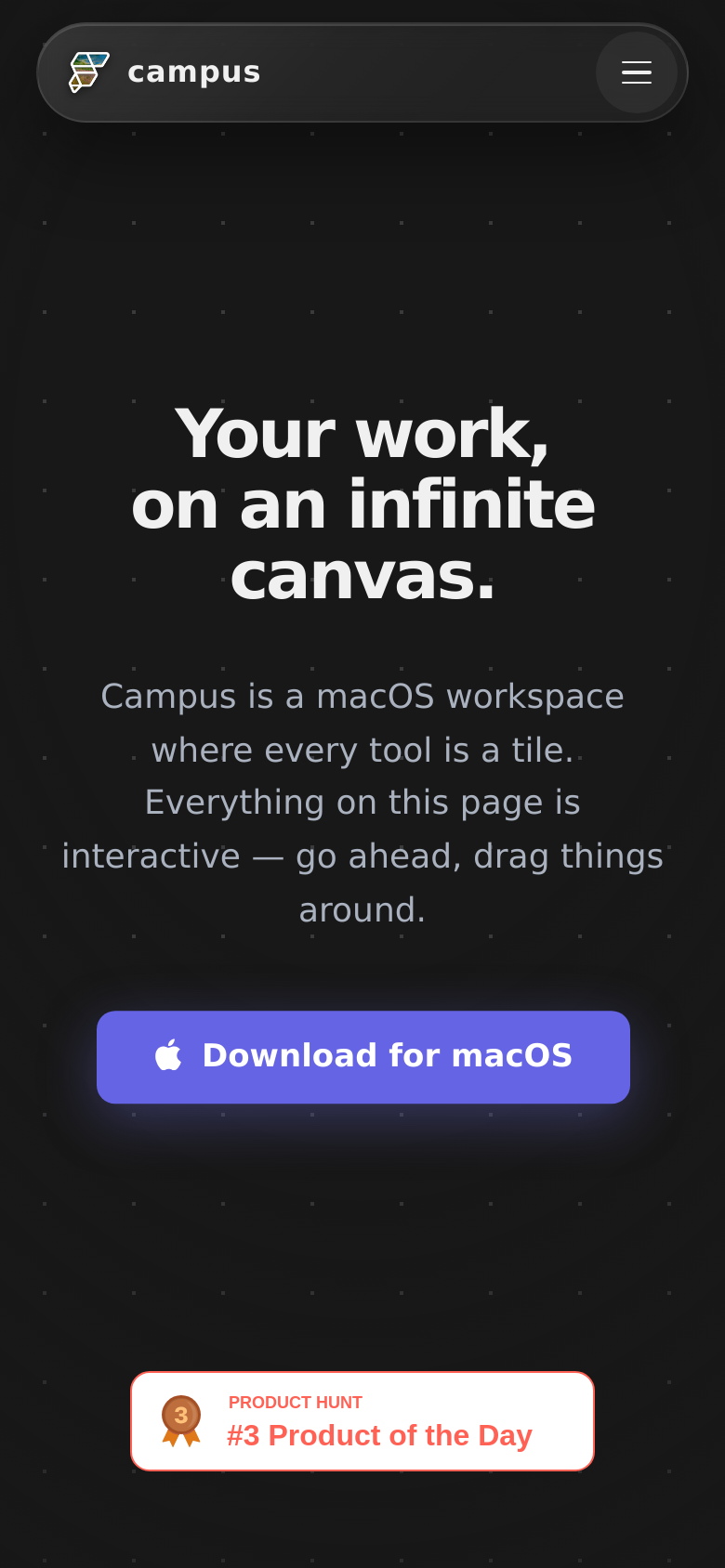 Homepage / Lander
