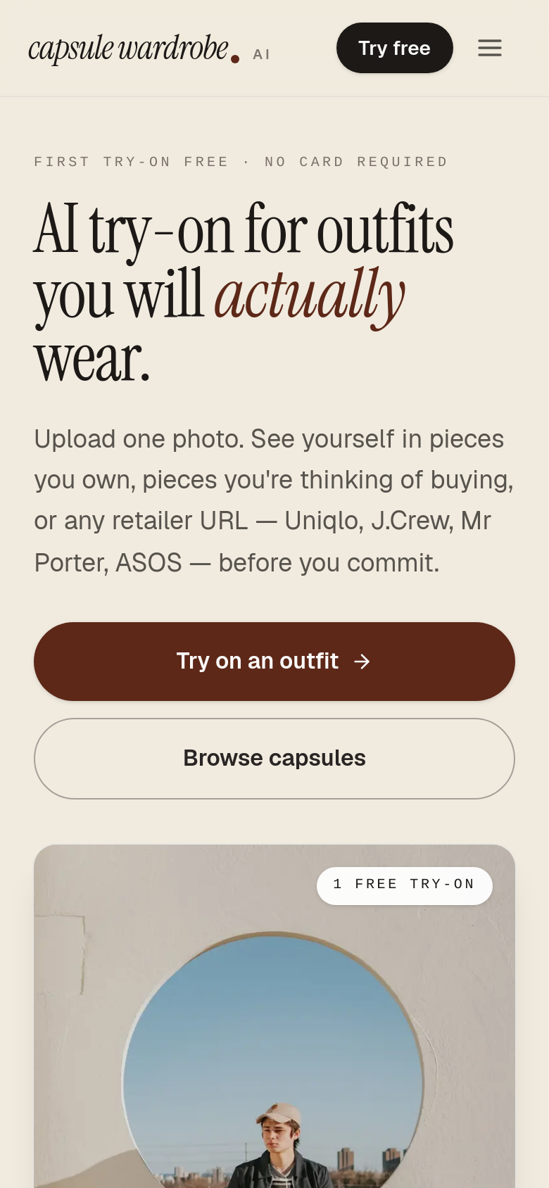 Homepage / Lander