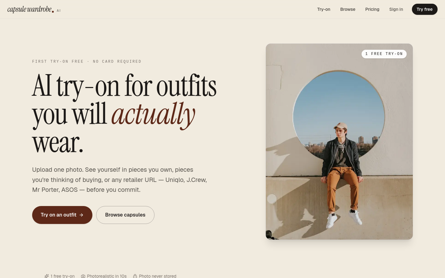Captured Homepage / Lander