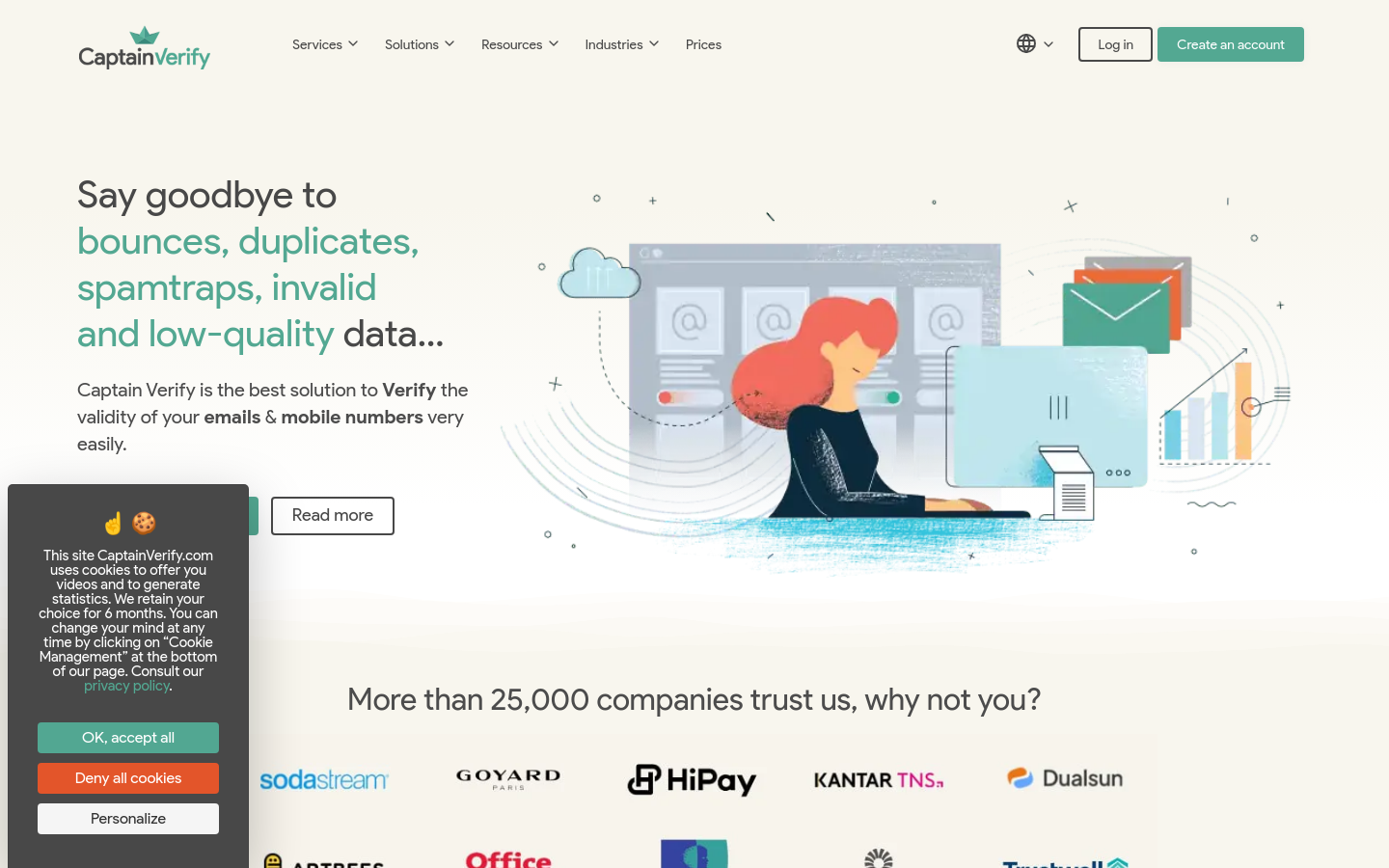 Captured Homepage / Lander