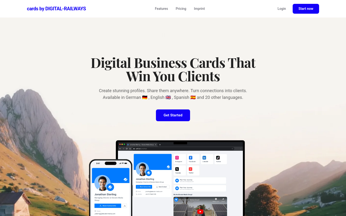 Captured Homepage / Lander