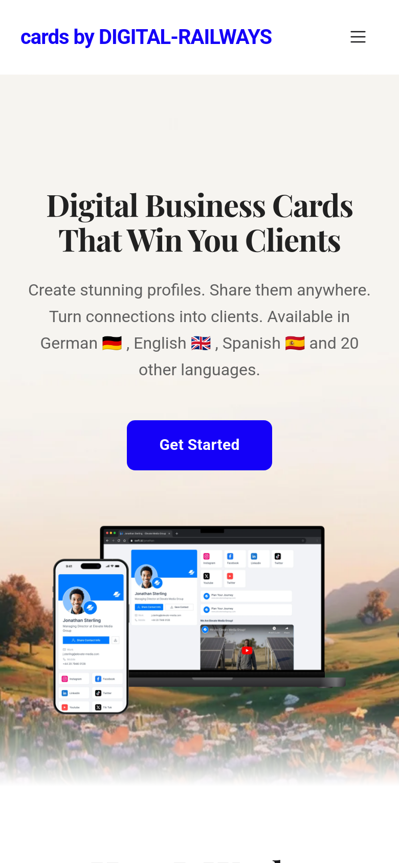 Homepage / Lander