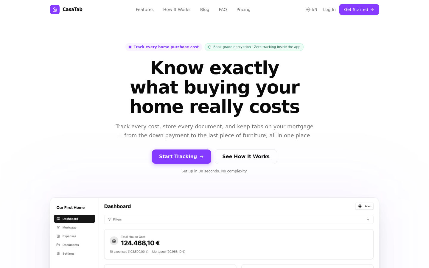 Captured Homepage / Lander