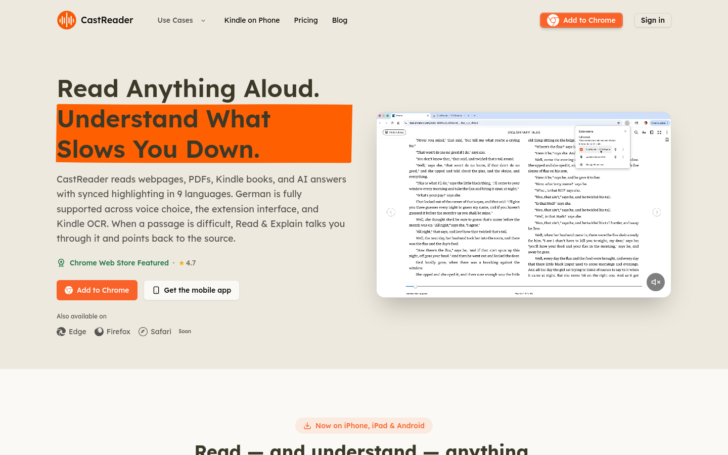 Captured Homepage / Lander