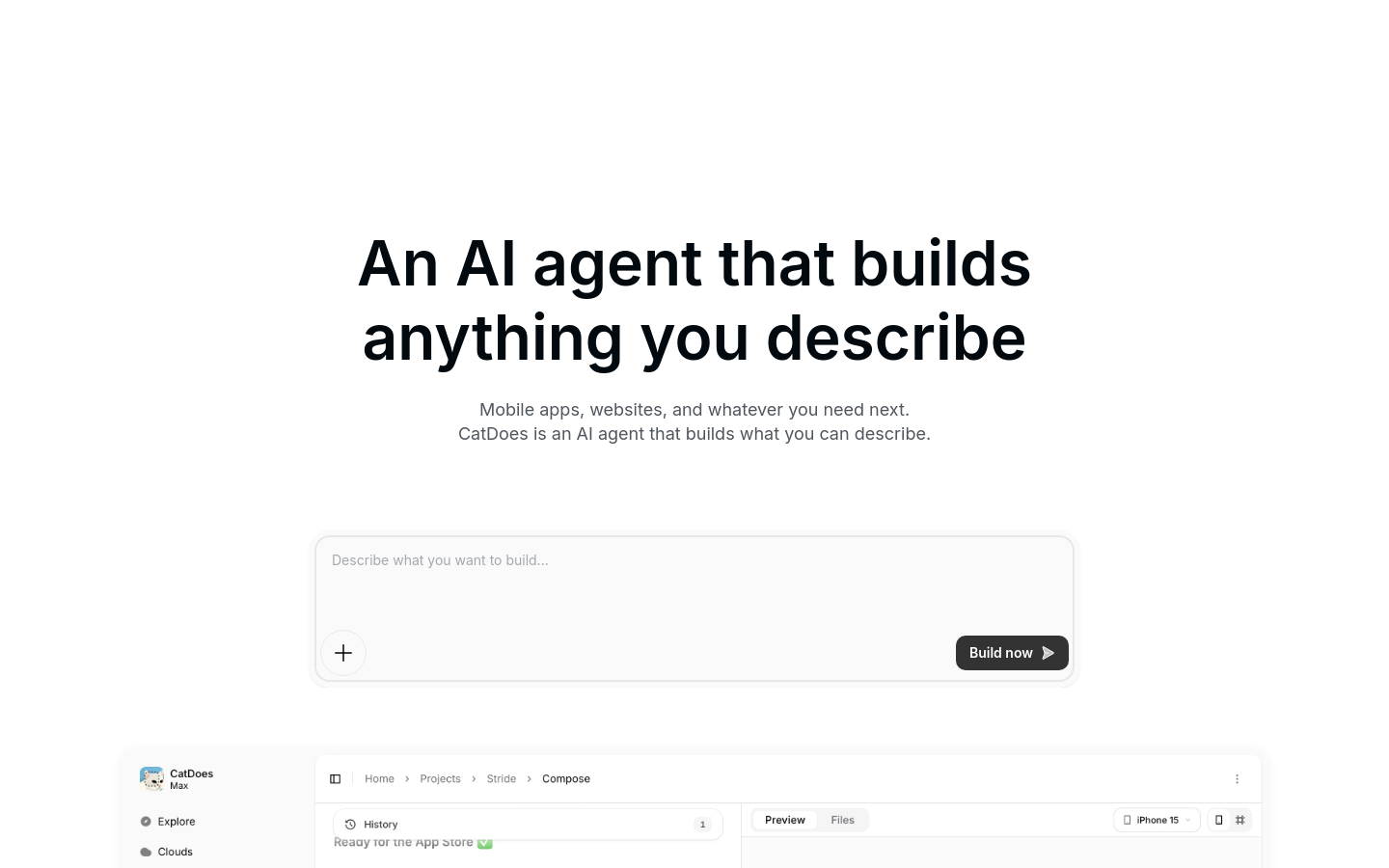 Captured Homepage / Lander