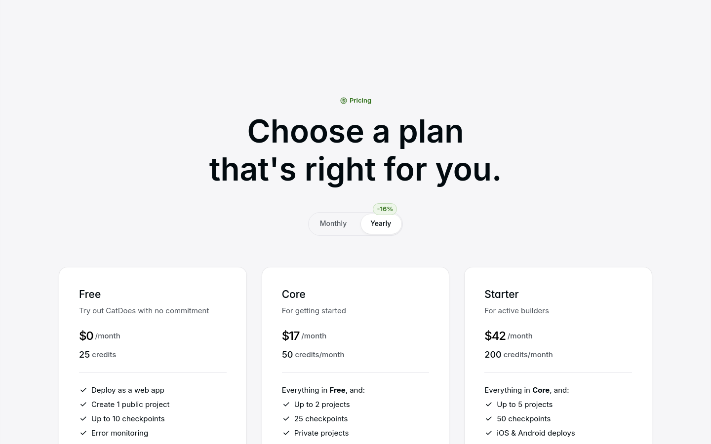 Pricing