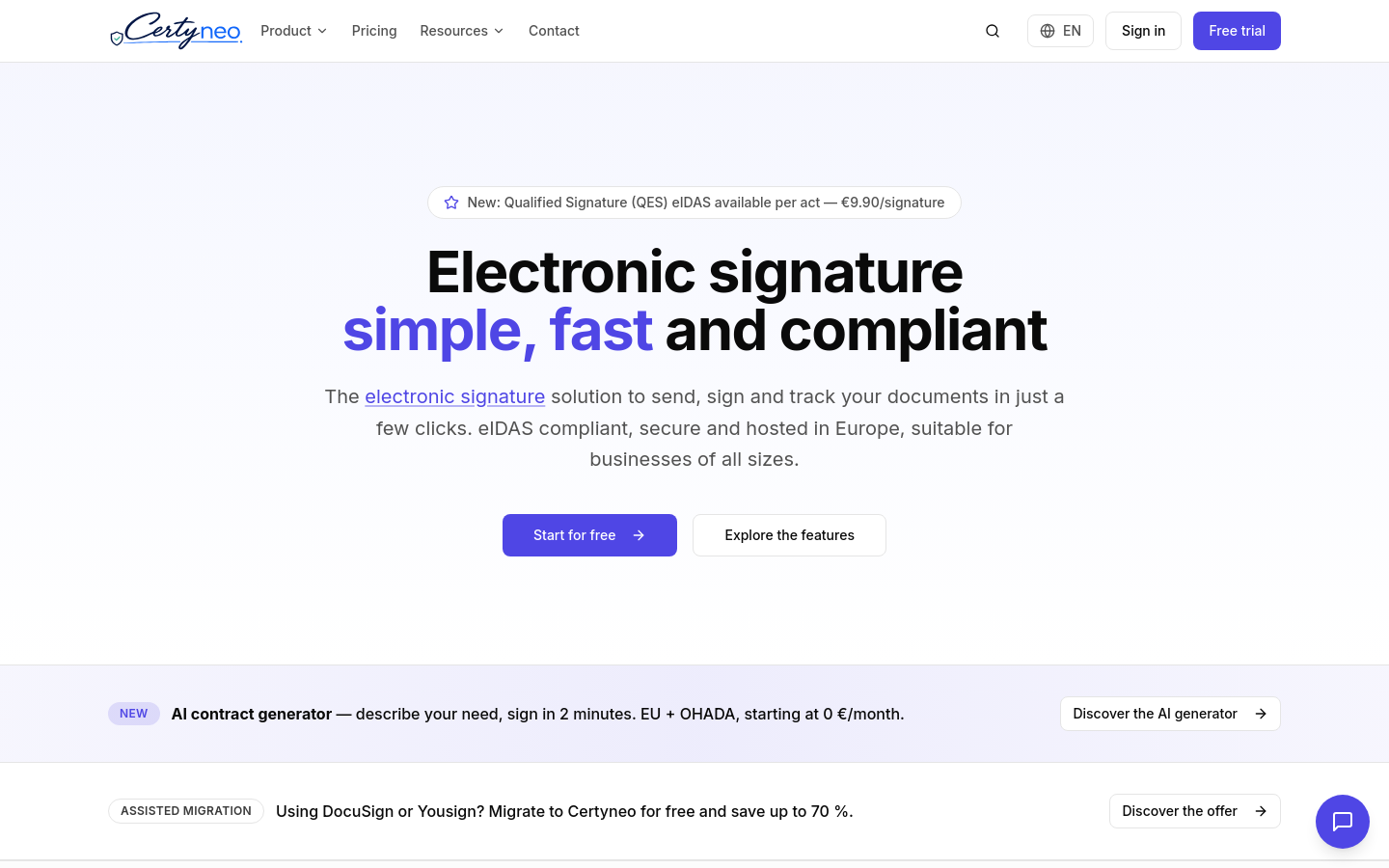 Captured Homepage / Lander
