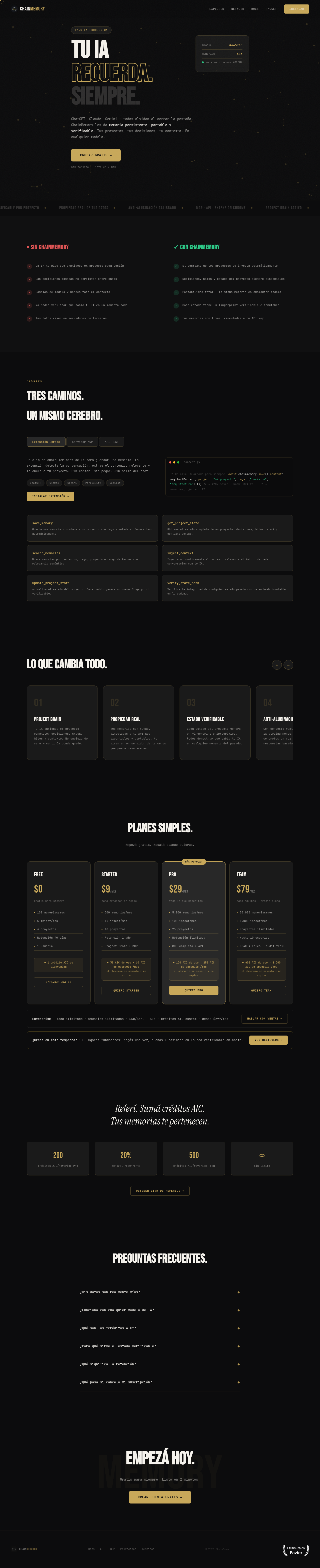 chainmemory.ai — 