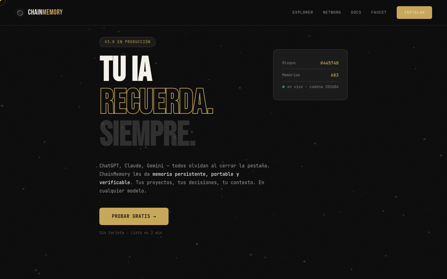 Captured Homepage / Lander