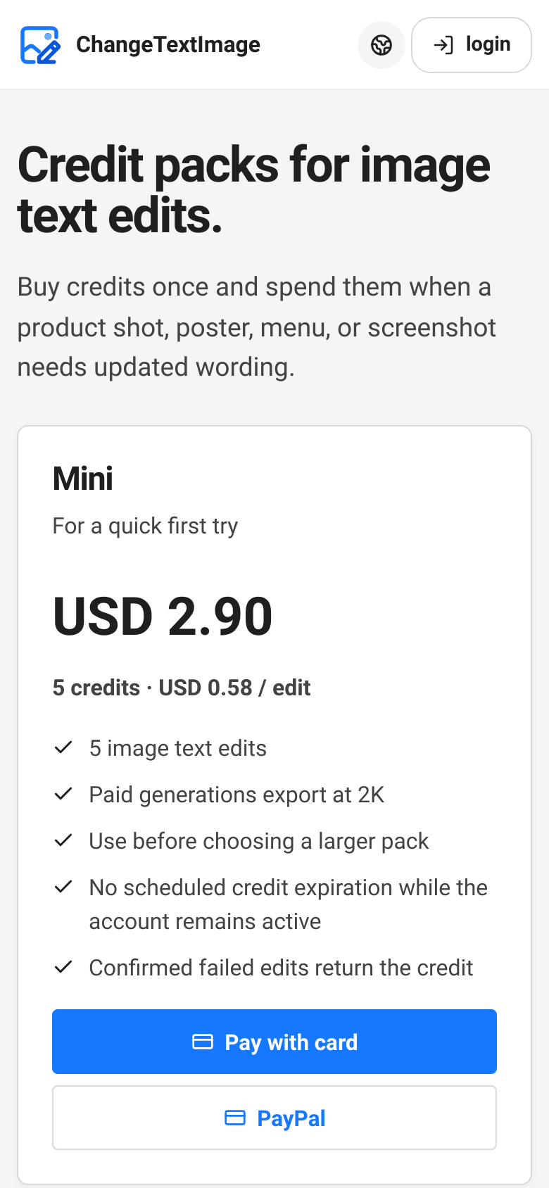 Pricing