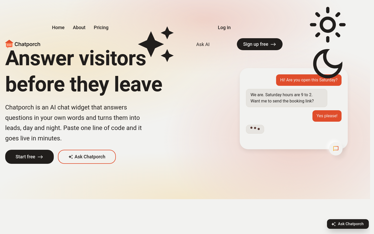 Captured Homepage / Lander