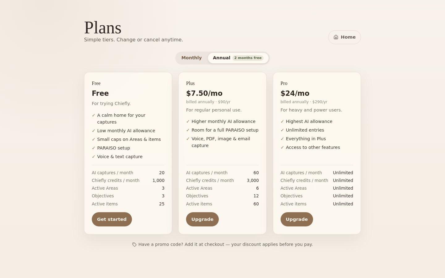 Pricing