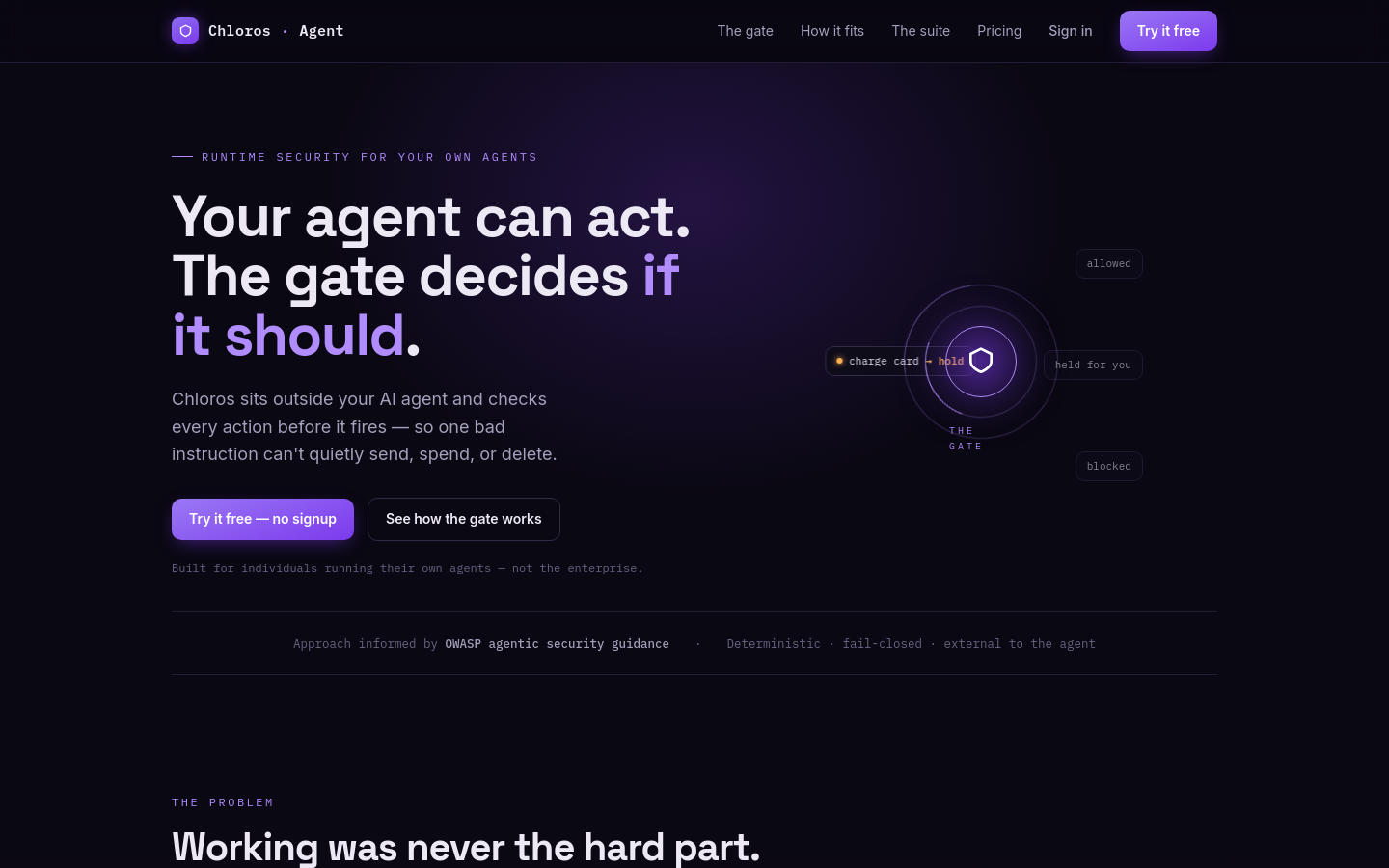 Captured Homepage / Lander