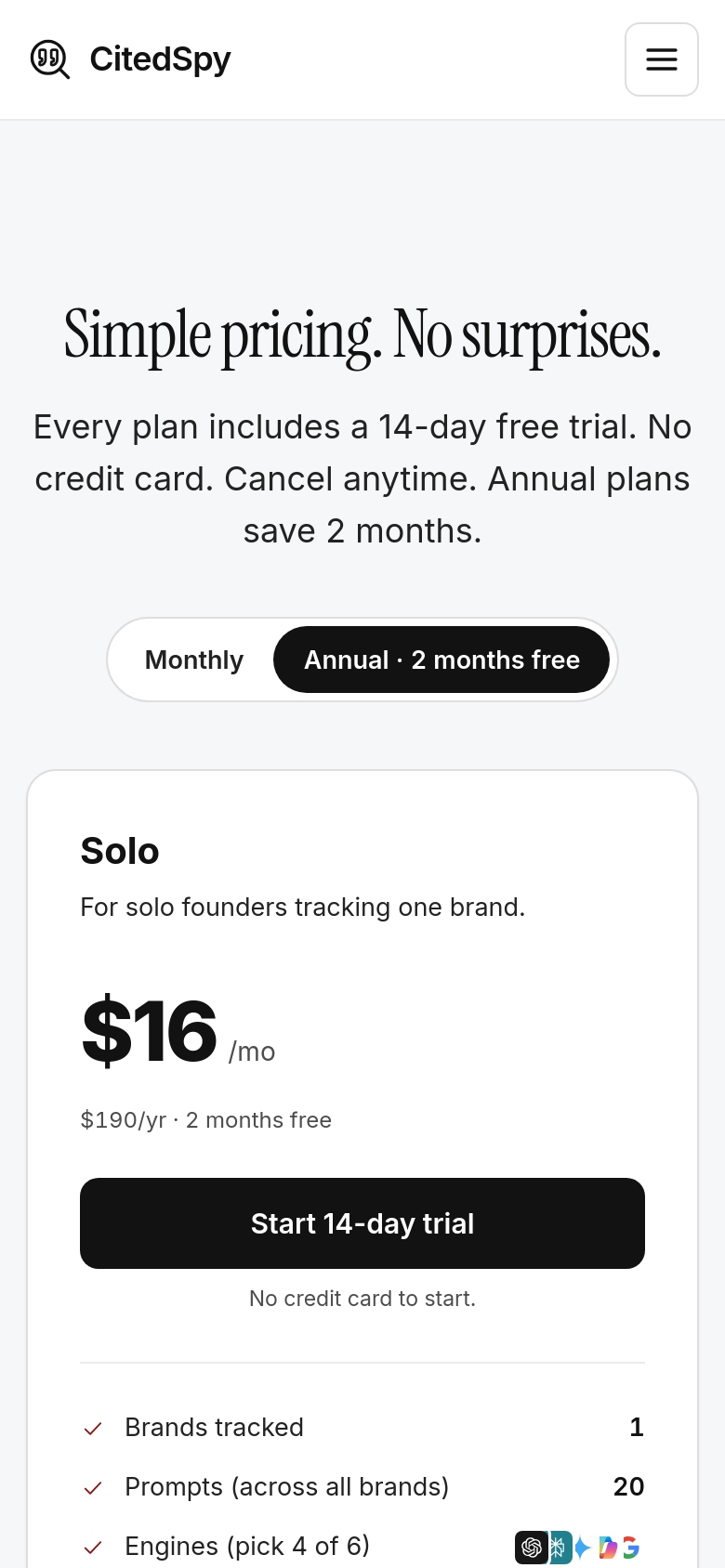 Pricing