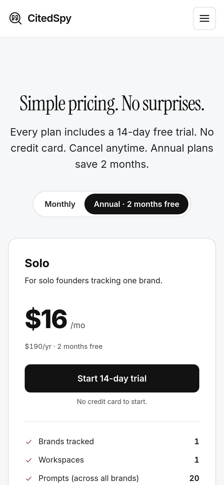Pricing